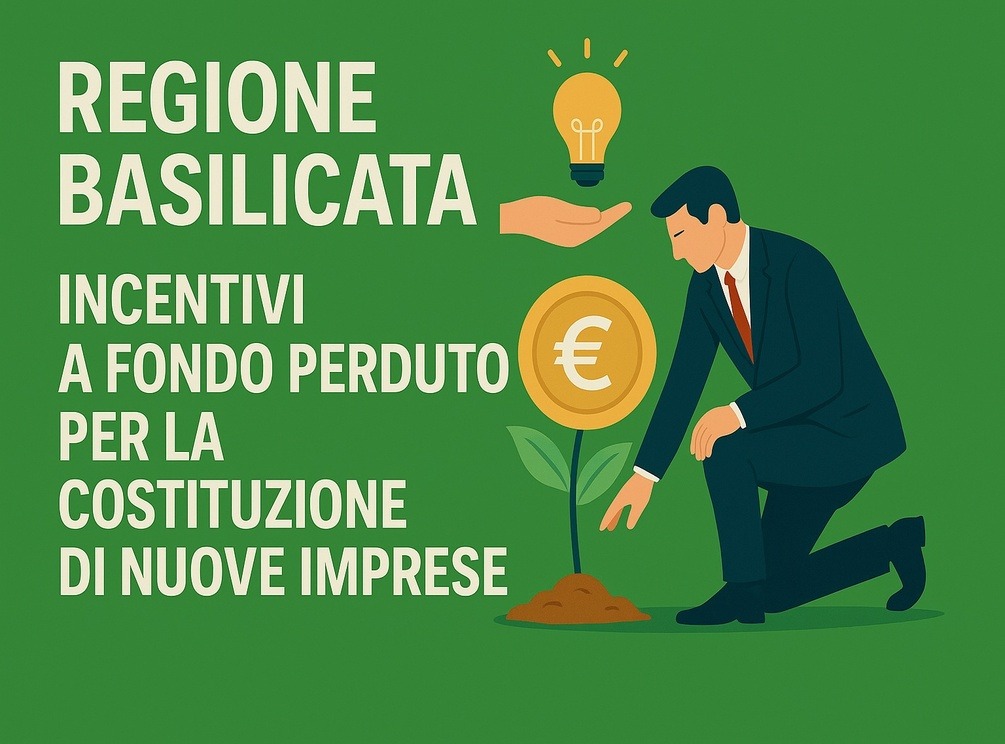Regione Basilicata: incentivi a fondo perduto per la costituzione di nuove imprese