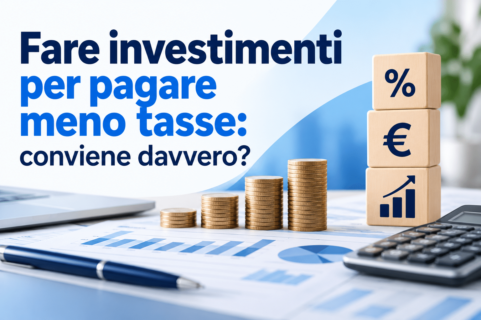 Fare investimenti per pagare meno tasse: conviene davvero?